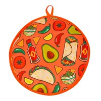 Magideal - Bolsa Calentadora De Tortillas De 12 Pulgadas, Soporte Para Tortitas Para Mantener La Comida Caliente, Soporte Portátil Para Guardar Tortillas De Tela