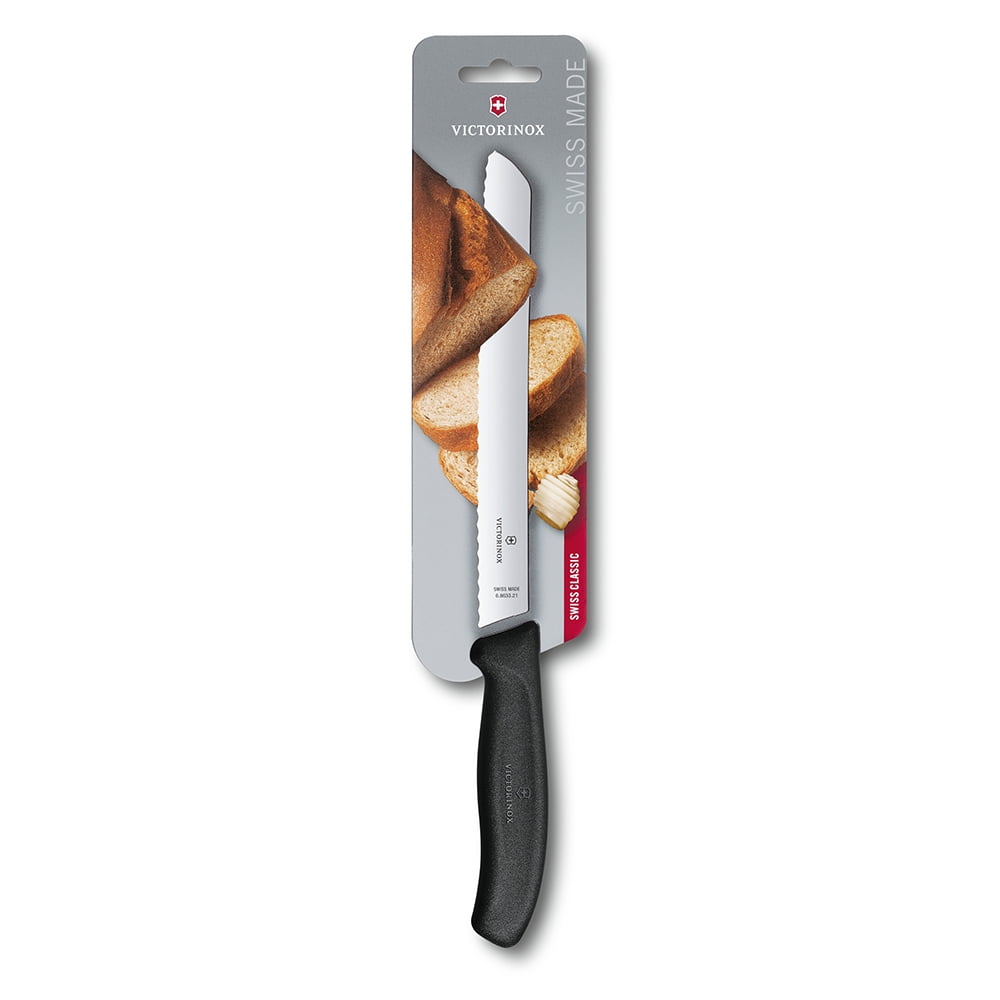 Victorinox - Cuchillo Para Pan Swiss Classic Negro Vi