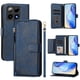 thumbnail image 3 of Funda Billetera Cremallera para Boost Summit 5G 2024 con Porta Tarjetas, Soporte y Correa Azul, 3 of 5