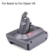 thumbnail image 5 of Adaptador para Bos*ch Batería de Litio de 18V BAT609 BAT618 Convertir a para Dy*son Batería V6 para Dy*son Aspiradora de Mano Uso, 5 of 6