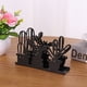 thumbnail image 2 of Soporte de servilleta decorativo negro de cactus para mesa, 5.9 "x 3.9" x 1.5 "Soporte de servilleta de pie para cocina del hogar Restaurante Picnic Party Café Bar Comedor, 2 of 3