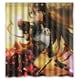 thumbnail image 1 of Cortina de ducha Blake Belladonna, juego de cortinas de baño con ganchos, tamaño 66 x 72 pulgadas, 1 of 3