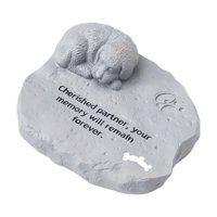 Ioensy - Piedras Conmemorativas Para Mascotas, Piedras De Jardín Impermeables Para Perros De Porche Con Macizos De Flores Al Aire Libre