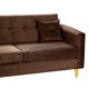 thumbnail image 3 of Sofa New Retro 3 Cuerpos Felpa 04 Chocolate, 3 of 5
