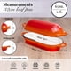 thumbnail image 2 of Molde para Pan de Hierro Fundido Esmaltado Nuovva 34cm x 16cm Naranja, 2 of 8