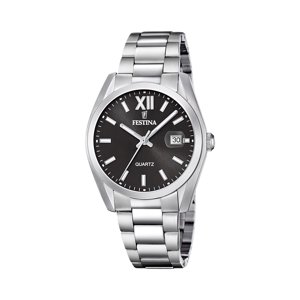 Reloj F20707/6 Festina Negro Hombre Acero Clasico
