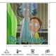 thumbnail image 2 of Juego de Cortina de Baño y Alfombras Desmarcar Rick y Morty 4 Piezas, 2 of 6