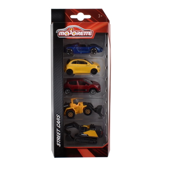Vehículos Majorette set colección 5 unidades pala cargadora