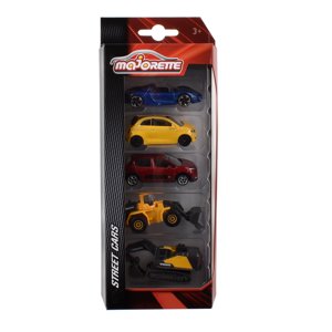 Vehículos Majorette Set Colección 5 Unidades Pala Cargadora