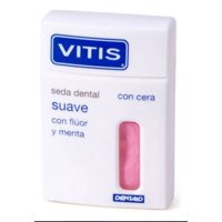 Hilo Dental Vitis Cuidado Bucal Vitis Dentaid Seda Dental Suave Con Cera Sabor No Tiene Sabor