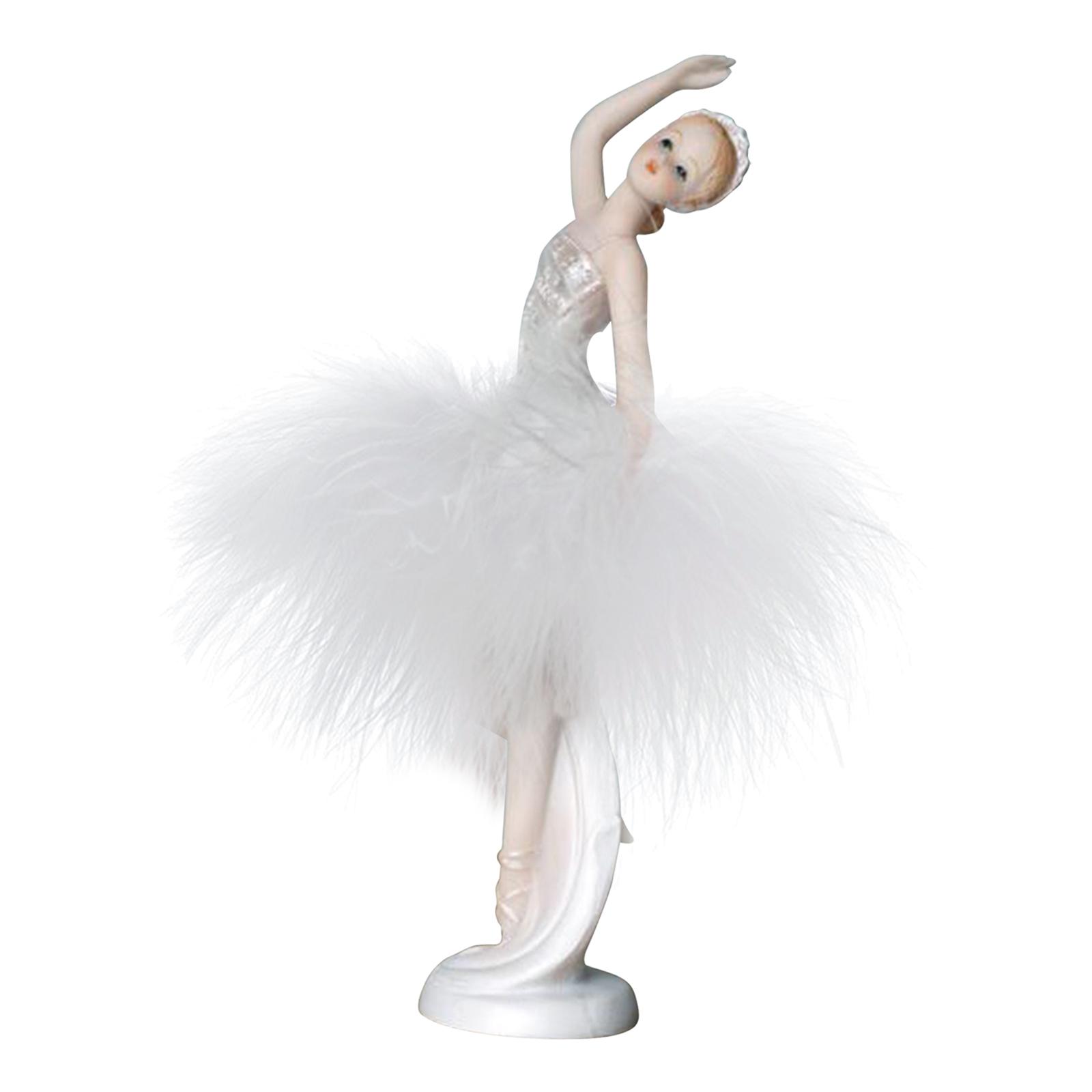 Bothyi - Danza Chica Estatua Decoración Decorativa Chica Estatuilla Para Muebles Estante Decoración Cintura Lateral