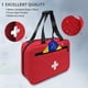 thumbnail image 4 of Bolsa De Primeros Auxilios Vacía Compacta Portátil Roja, 4 of 6