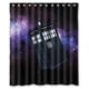 thumbnail image 1 of Cortina de ducha de Doctor Who, juego de cortina de baño con ganchos, tamaño 60 x 72 pulgadas, 1 of 3