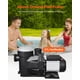 thumbnail image 2 of Bomba para piscina VEVOR In/Abog Suelo, 2 HP, 220 V, autocebante, 135 GPM, 2 of 9