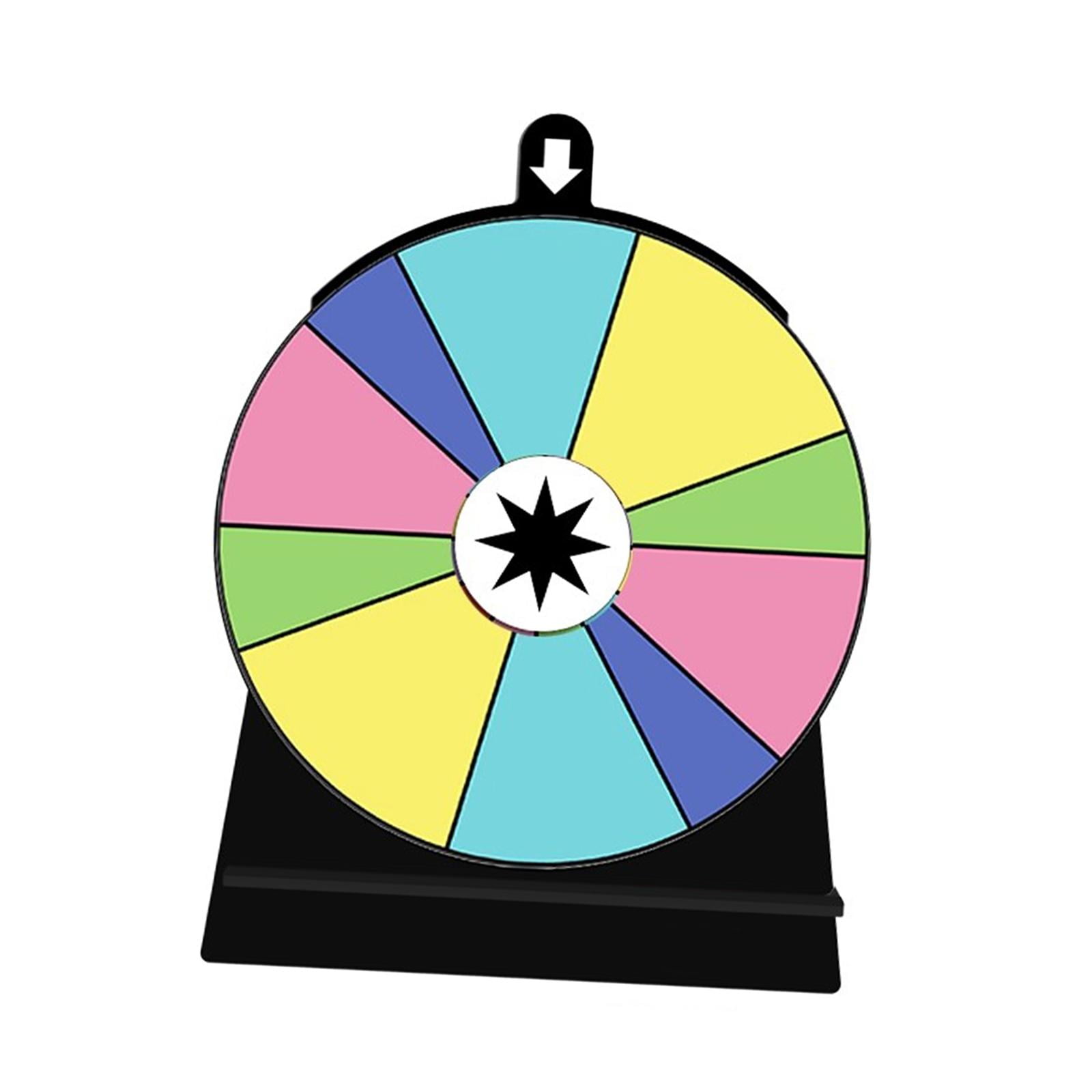 Bothyi - Rueda Giratoria De Color, Rueda De Ruleta Editable Para Restaurantes, Tiendas, Reuniones, 10 Ranuras