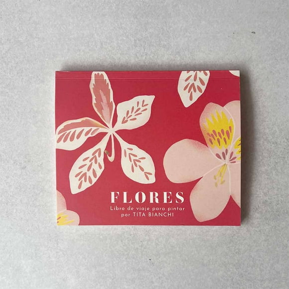Libro de Viaje para Colorear Flores por Tita Bianchi