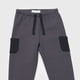 thumbnail image 3 of Pantalon De Buzo Bebe Niño Cargo Gris Oscuro Corona, 3 of 5