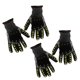 thumbnail image 5 of 2 pares de guantes de seguridad de trabajo resistentes al impacto, negros., 5 of 6