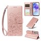 thumbnail image 1 of Funda Cartera para Samsung Galaxy A55 Perro Cachorro Grabado con Tarjetas Soporte Correa Rosa, 1 of 6