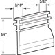 thumbnail image 2 of Junta inferior para puerta de ducha PRIME-LINE PRODUCTS/SLIDE-CO 91 cm transparente, 2 of 4