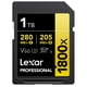 thumbnail image 1 of Tarjeta de Memoria Lexar Serie Gold Profesional 1800x 1TB UHS-II, 1 of 8
