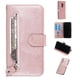 thumbnail image 1 of Funda con Cremallera para Samsung Galaxy S9 Plus, Carcasa Cartera de Cuero PU con Soporte y Tarjetero, 1 of 5