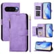 thumbnail image 1 of Funda Billetera Cremallera para Google Pixel 10 Pro XL 5G con Porta Tarjetas, Soporte y Correa Morado, 1 of 5