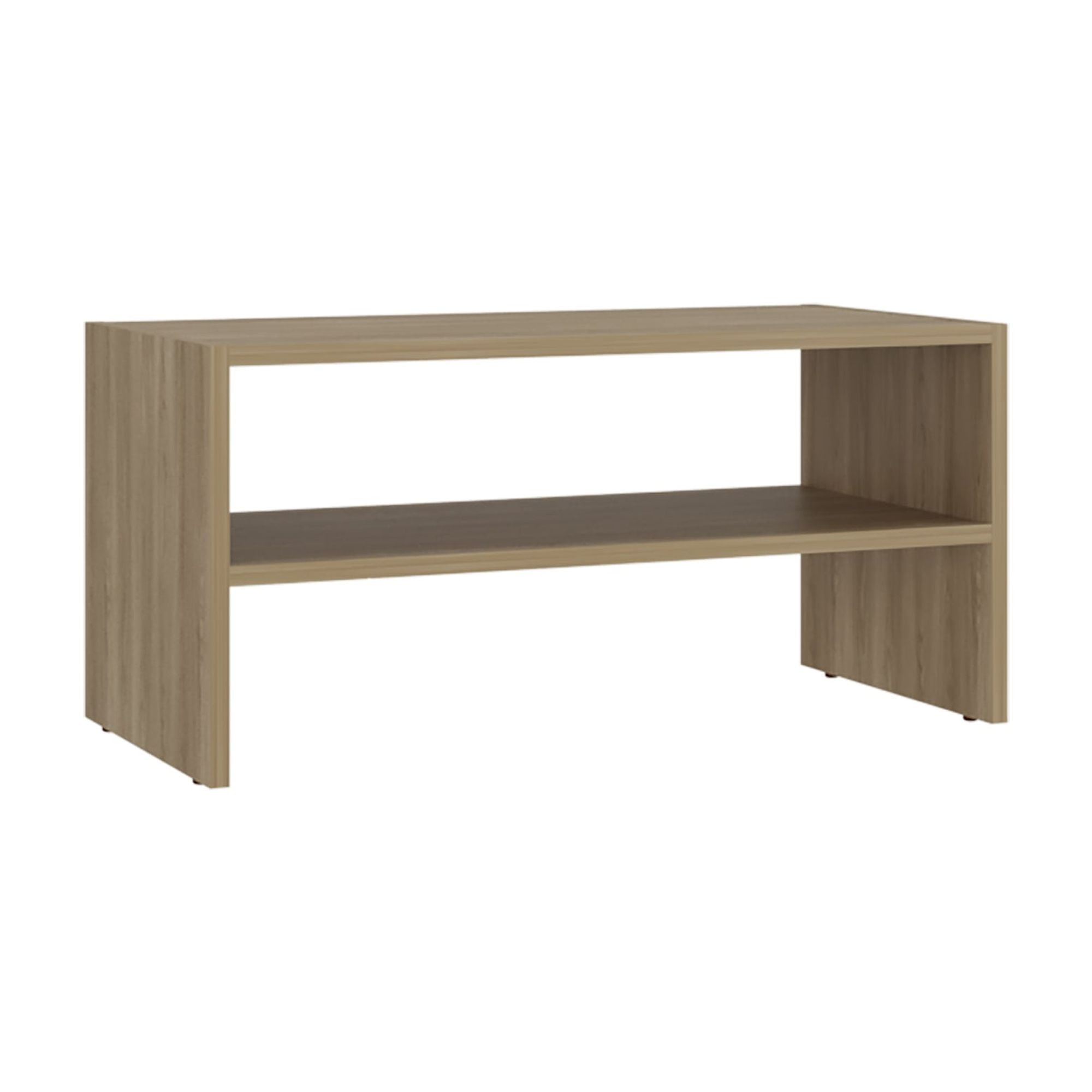 Fmfurniture - Zapatero Apilable 34,9x72x34,1 Cm Café Claro