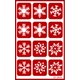 thumbnail image 1 of Plantilla reutilizable Armour Etch 13 cm x 20 cm Copos de nieve, 1 of 4