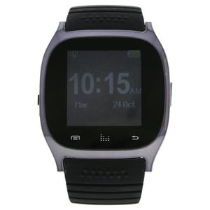 Eclock - Reloj Inteligente Con Correa De Silicona Ek-B Montre Con Conexión - Negro De Para Hombre - Reloj