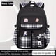 thumbnail image 1 of New Primary School Backpack Kids Girls Large Capacity Cartoon Canvas Lightweight Backpack, 1 of 3