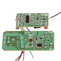 Magideal - 2 Uds. De Transmisor De Radio De 4 Canales Y Placa Receptora, Piezas De Repuesto Dc 3-4,5 V Para Vehículos Rc, Modelos De Camiones, Piezas De Automóvi