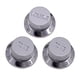 thumbnail image 2 of Perillas De Control De Velocidad De Timbre Y Volumen Para Guitarra SQ 2pcs T 1pcs V Silver, 2 of 5