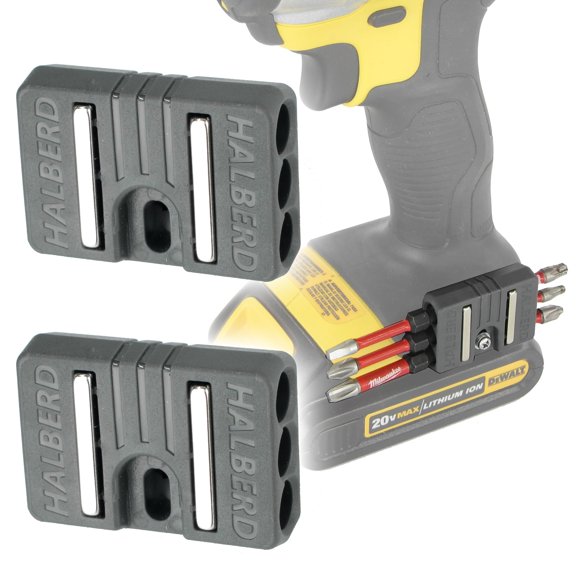 Soporte magnético horizontal universal para brocas Halberd, paquete de 2 unidades