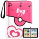 thumbnail image 1 of Carpeta para cartas PUPTILY 400 cartas rosa con cremallera, 1 of 7