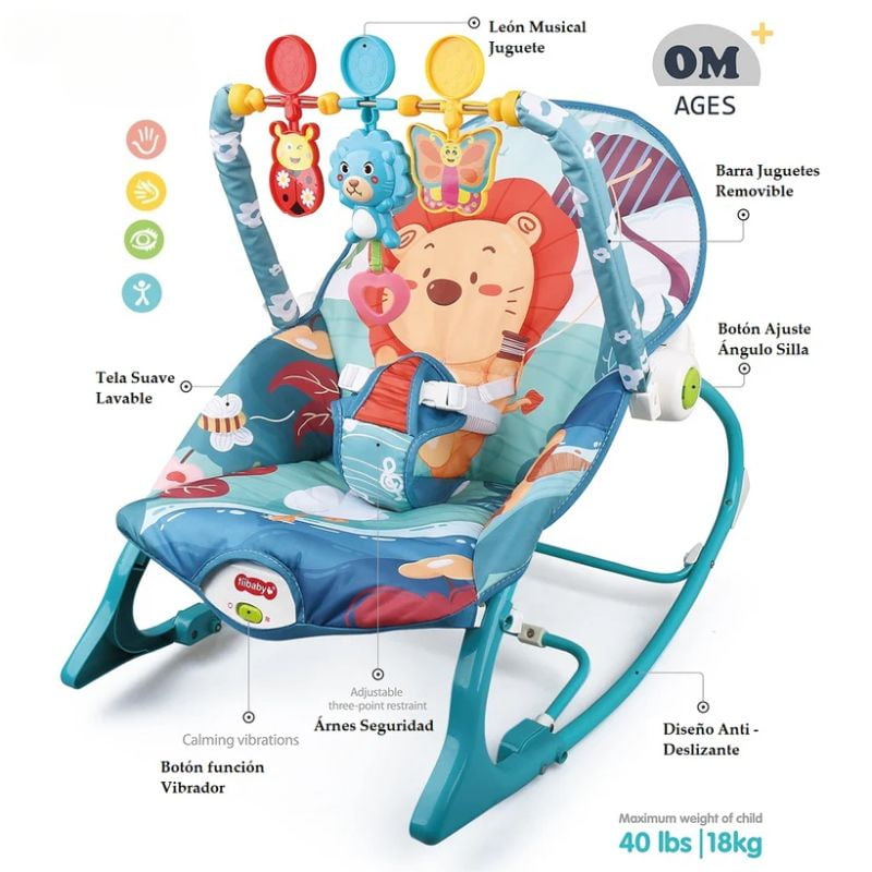 Lapequeteria - Mecedora Bebé Crece