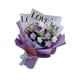 thumbnail image 2 of Ramo De Flores De Ganchillo Para Tejer En Las Fiestas, Ideal Para Cumpleaños, Día De Acción De Gracias, Rosa Morada, 2 of 5