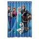 thumbnail image 1 of Cortina de ducha de dibujos animados de Frozen, juego de cortina de baño con ganchos, tamaño 48 x 72 pulgadas, 1 of 3