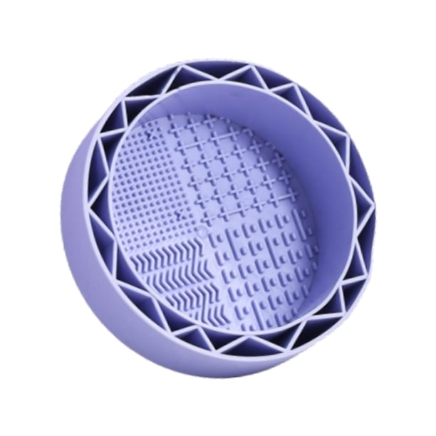 Limpiador De Brochas De Maquillaje En 1, Organizador De Limpieza Para  Almacenamiento, Almohadilla Limpiadora De Brochas, Color Morado