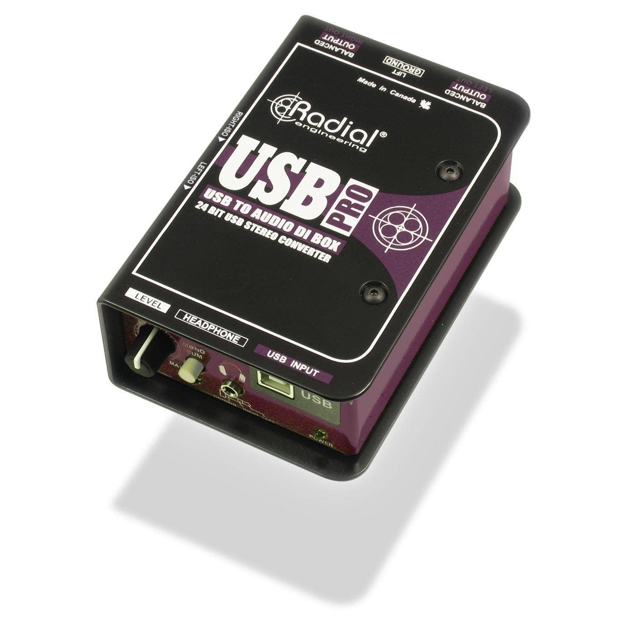 Radial Engineering - Instrument Direct Box Radial Usb-pro De 2 Canales Activo