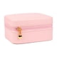 thumbnail image 4 of Organizador De Caja De Almacenamiento De Joyería Portátil Para Collar, Pendientes, Pendientes, Rosa, 4 of 5