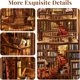 thumbnail image 3 of Book Nook Biblioteca Abadaa Kit Miniatura Diy, 3 of 3
