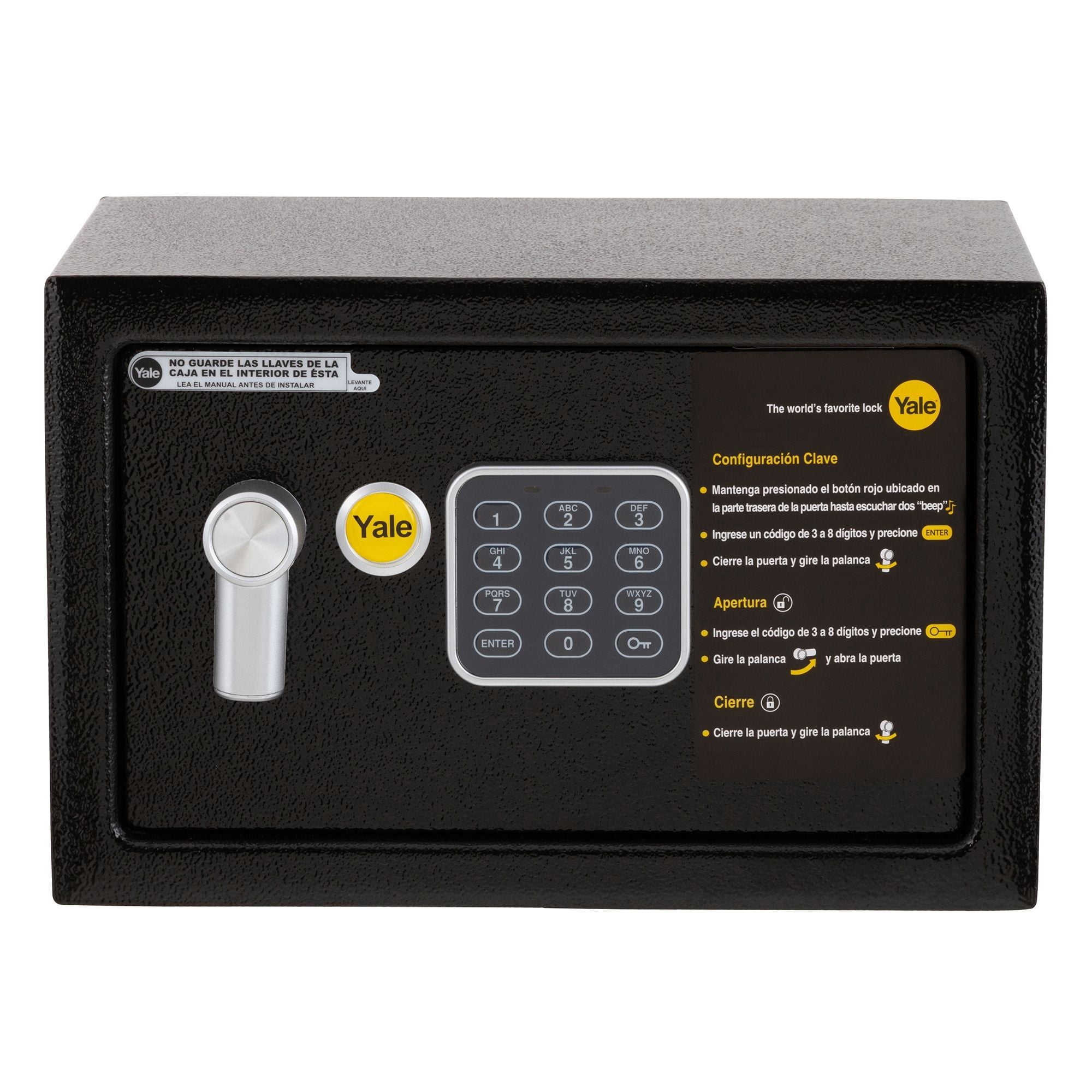 Caja Fuerte De Seguridad Digital Yale Compact 8,6 Lts.