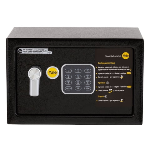 Caja Fuerte De Seguridad Digital Yale Compact 8,6 Lts.