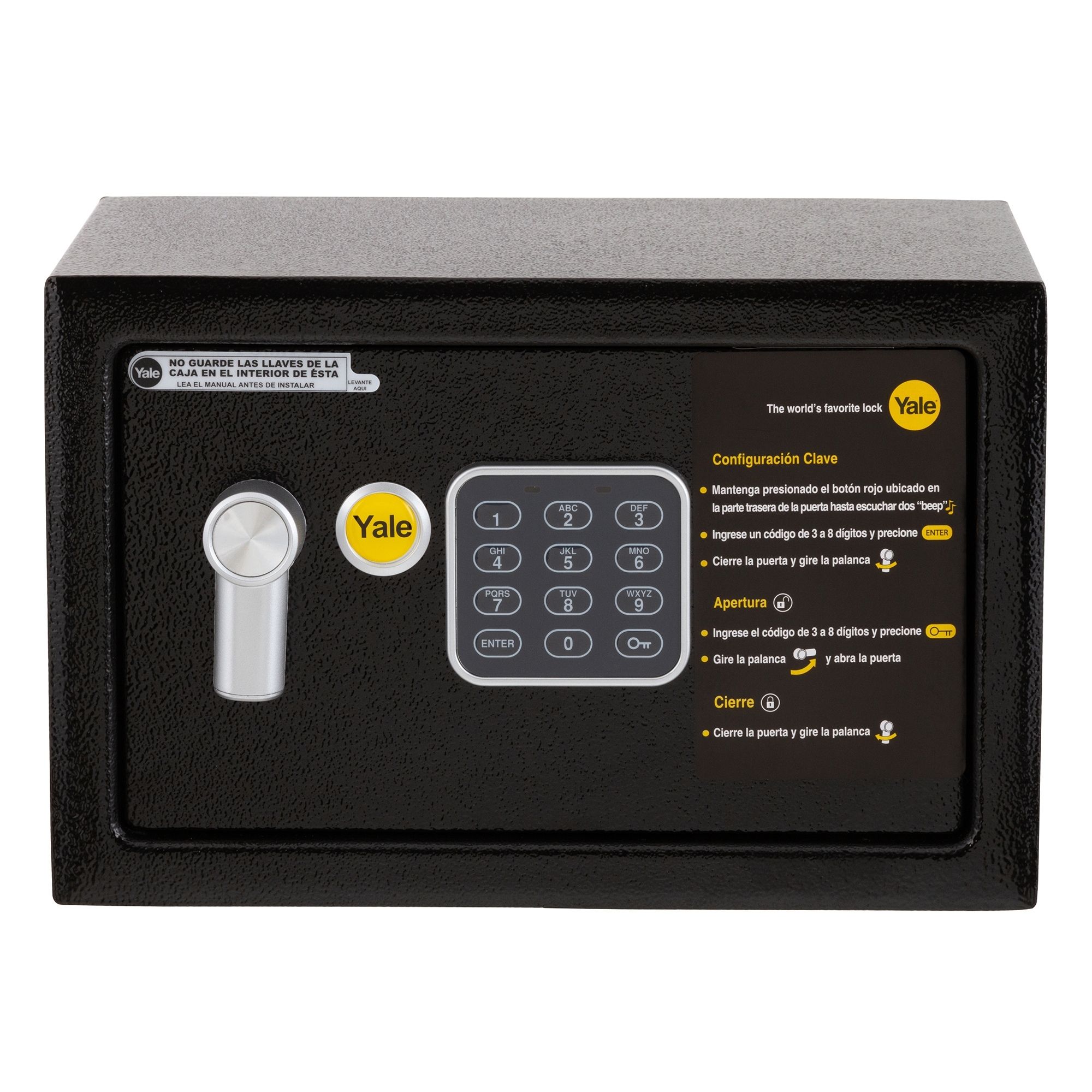 Caja Fuerte De Seguridad Digital Yale Compact 8,6 Lts.
