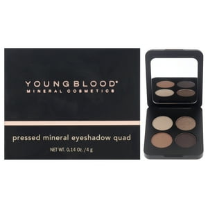 Youngblood - Cuarteto De Sombras De Ojos Minerales Prensadas - Taupe Smoke