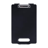 Magideal - Carpeta De Tablero Con Clip A4, Carpetas De Archivo, Caja De Portapapeles De Almacenamiento Duradero, Regalos De Utilidad Para Profesores, Soporte Negro