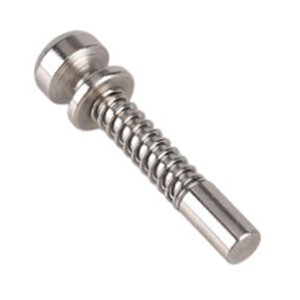 Magideal - Cerrojo De Bloqueo Con Resorte, Cerrojo Cilíndrico, Práctico Émbolo De Acero Multifuncional, Herrajes De Repuesto Para Ventanas, Mosquiteras, Armarios 4Cmx1Cm