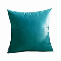 Genérico - Funda Para Cojín Velvet Terciopelo Liso En Variedad De Colores - Turquesa