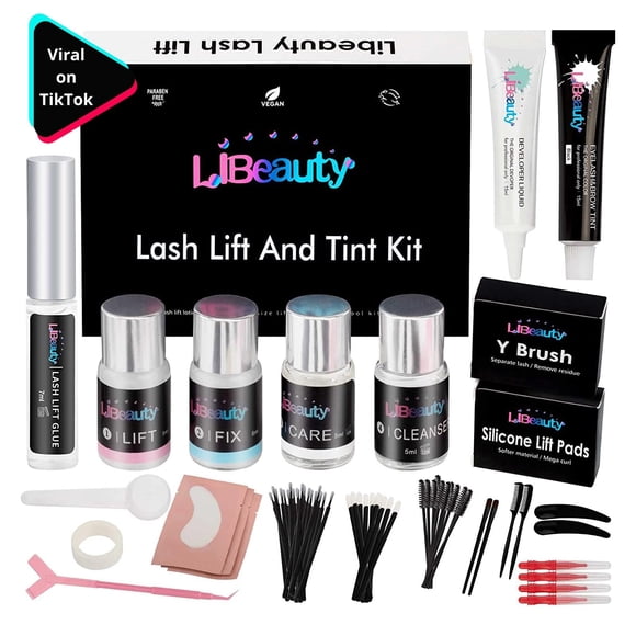 Kit de estiramiento y coloración de pestañas para laminación de cejas | Libeauty